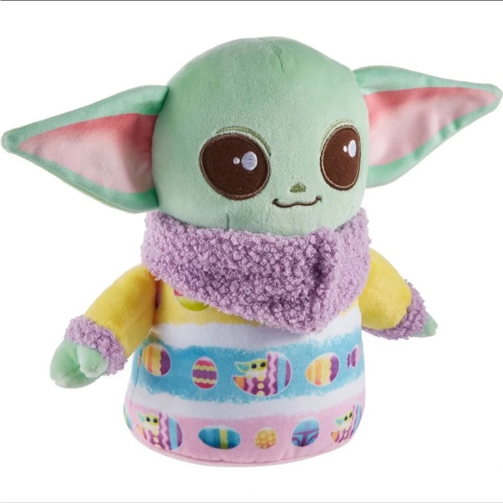 Star Wars the Mandalorian Grogu Easter Plush Disney Mattel
